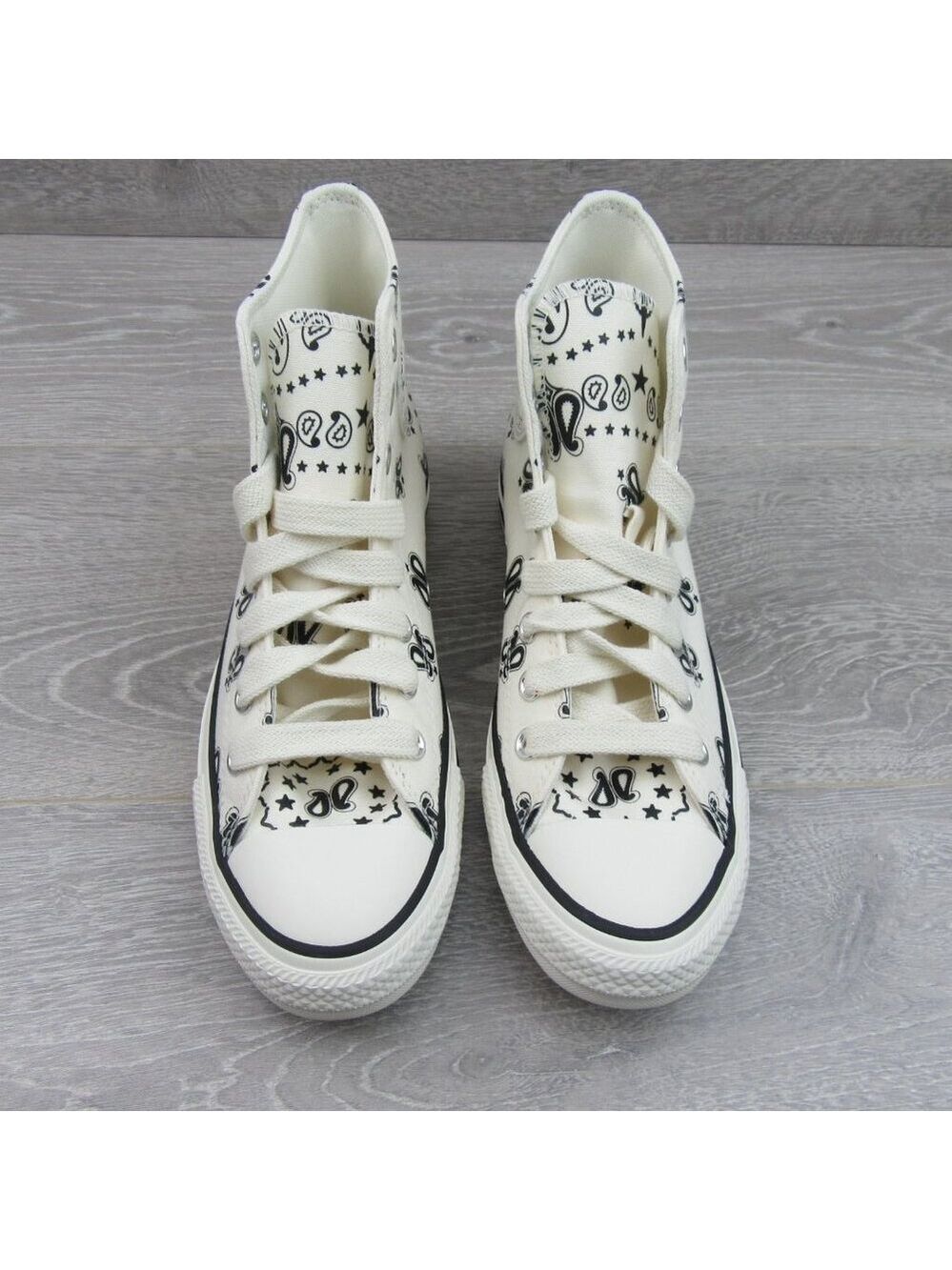 Converse Chuck Taylor All Star HI Paisley Sneakers Womens Size 8.5 NEW - Picture 6 of 16